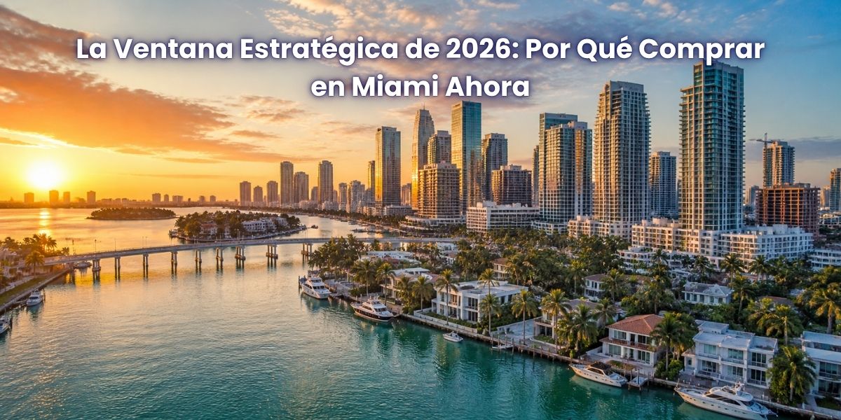 La Ventana Estratégica de 2026 Por Qué Comprar en Miami Ahora
