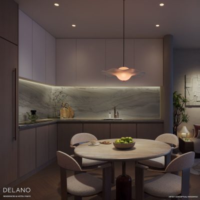 Delano Residences & Hotel Miami - Collection Kitchen-TWILIGHT