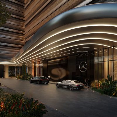 Mercedes Benz Places Miami Porte Cochere