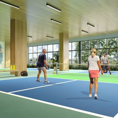 River District 14 Pickleball Interior