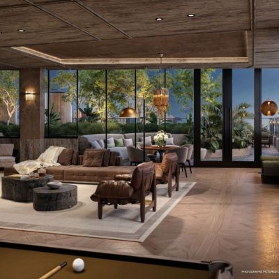 The Raider Residences Clubroom to Terrace