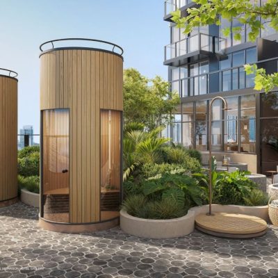 The Raider Residences Recovery sauna