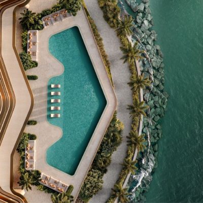 The Residences Mandarin Oriental Ocean Pool Aerial