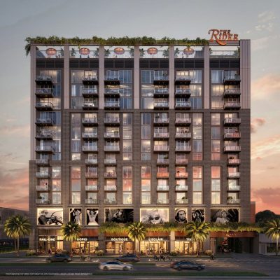 The Raider Residences North Elevation Night